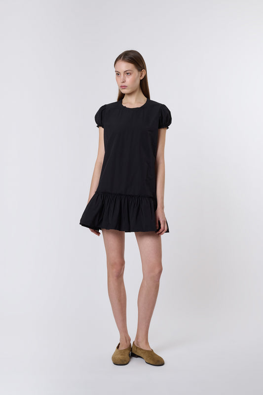 Bebe Dress in Black Nylon