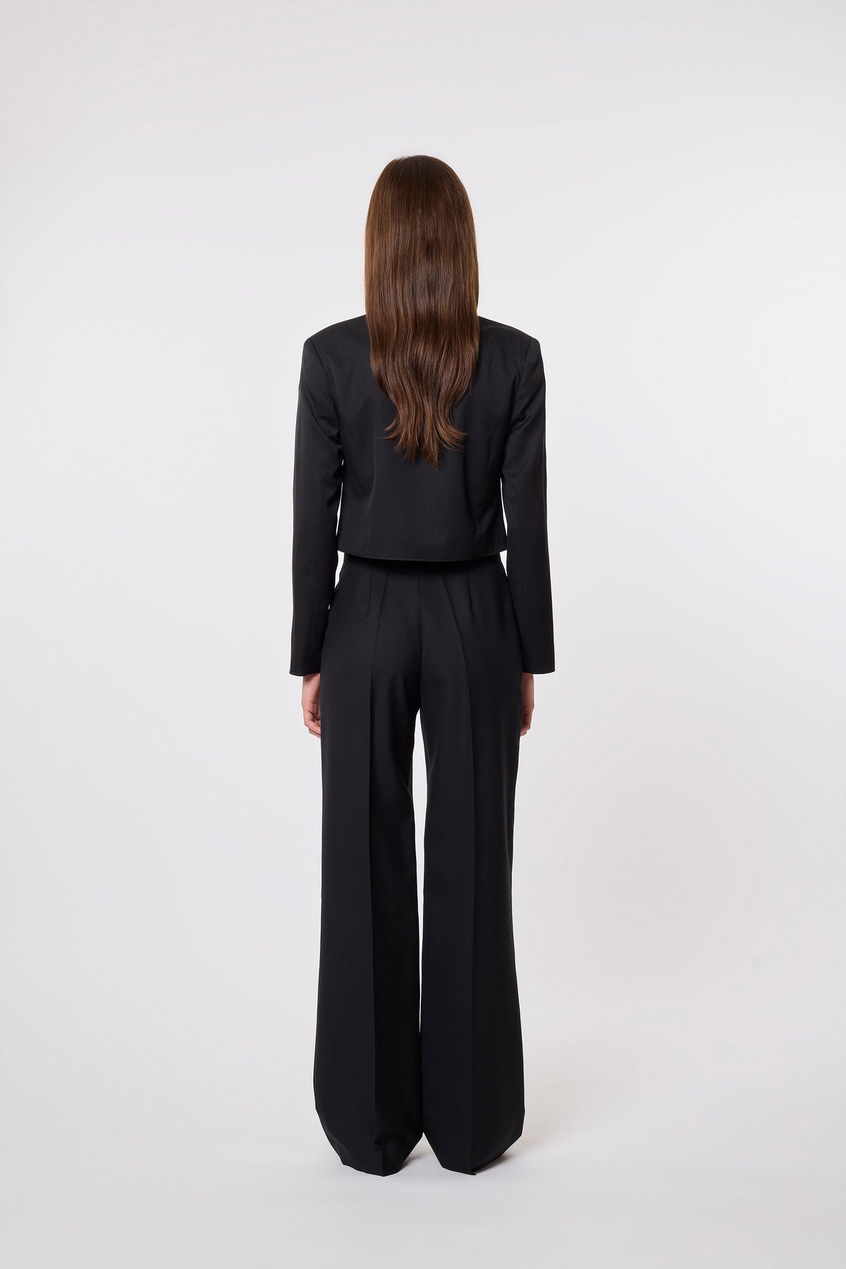 Milo Bolero in Black Wool