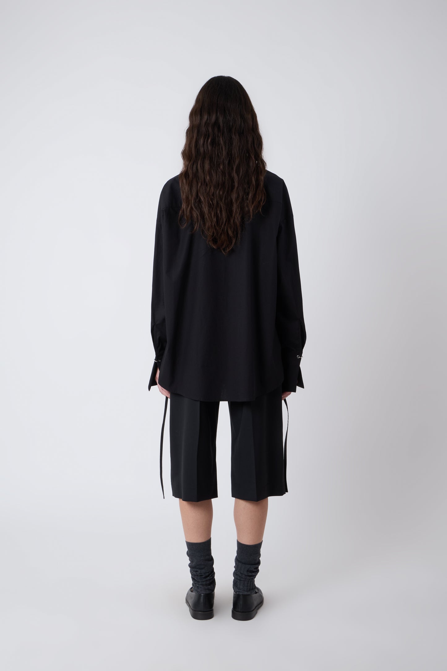 Camicia in Black Cotton