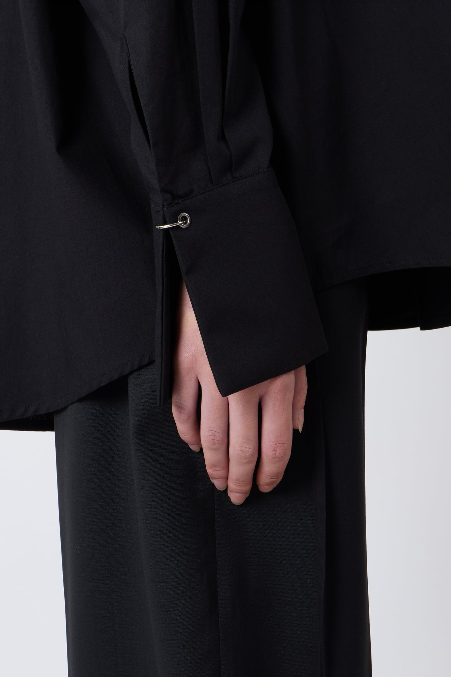 Camicia in Black Cotton