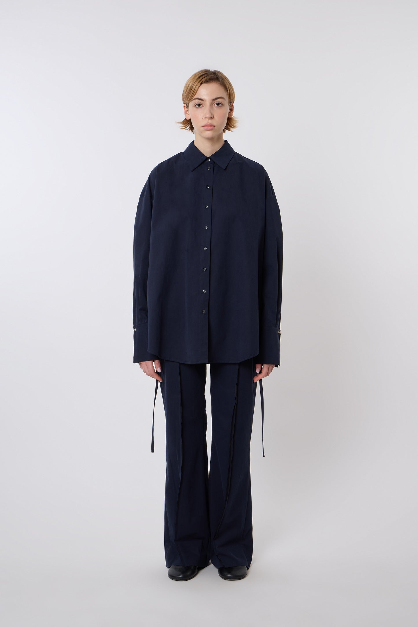 Camicia in Blue Cotton