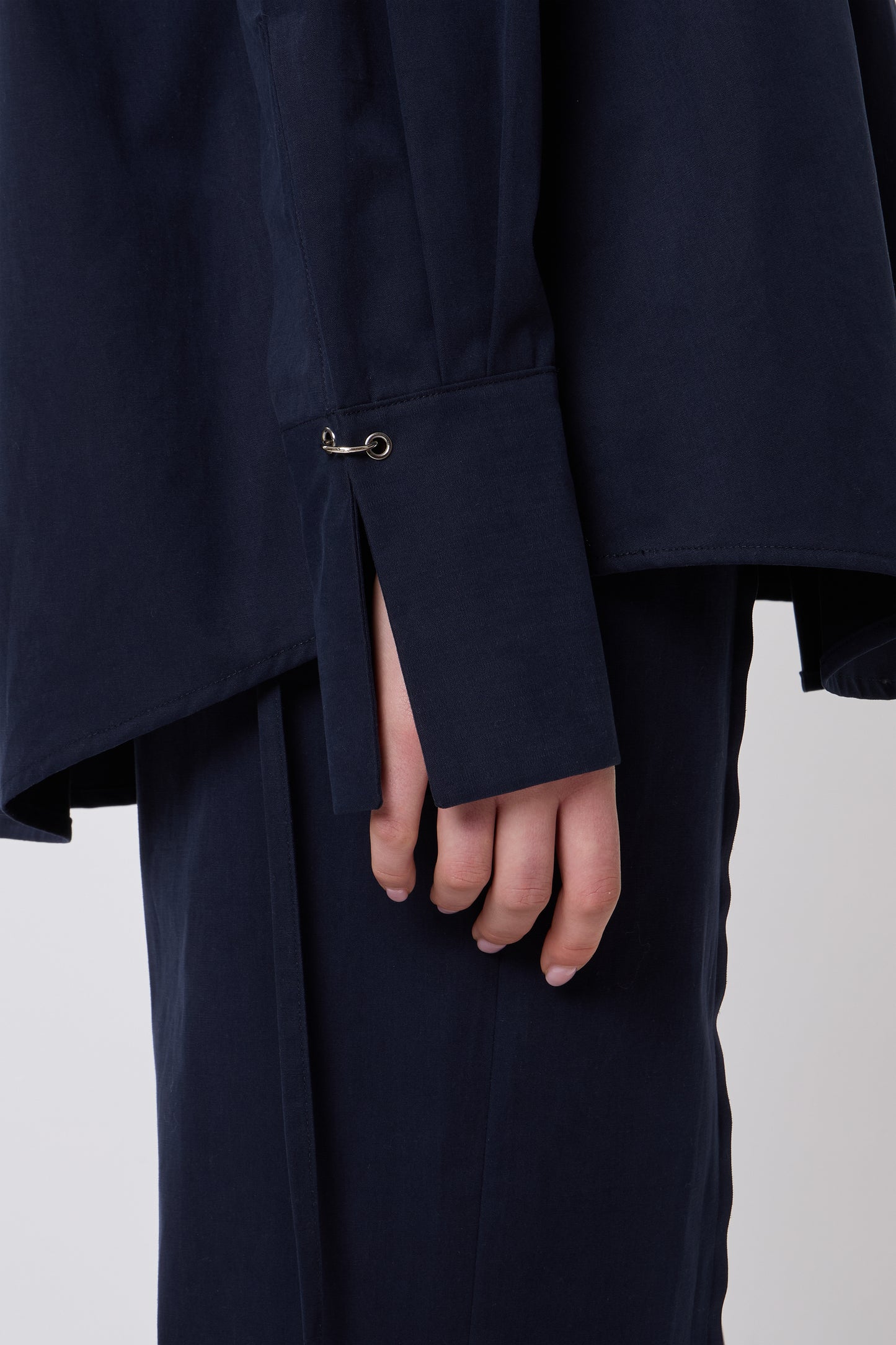 Camicia in Blue Cotton