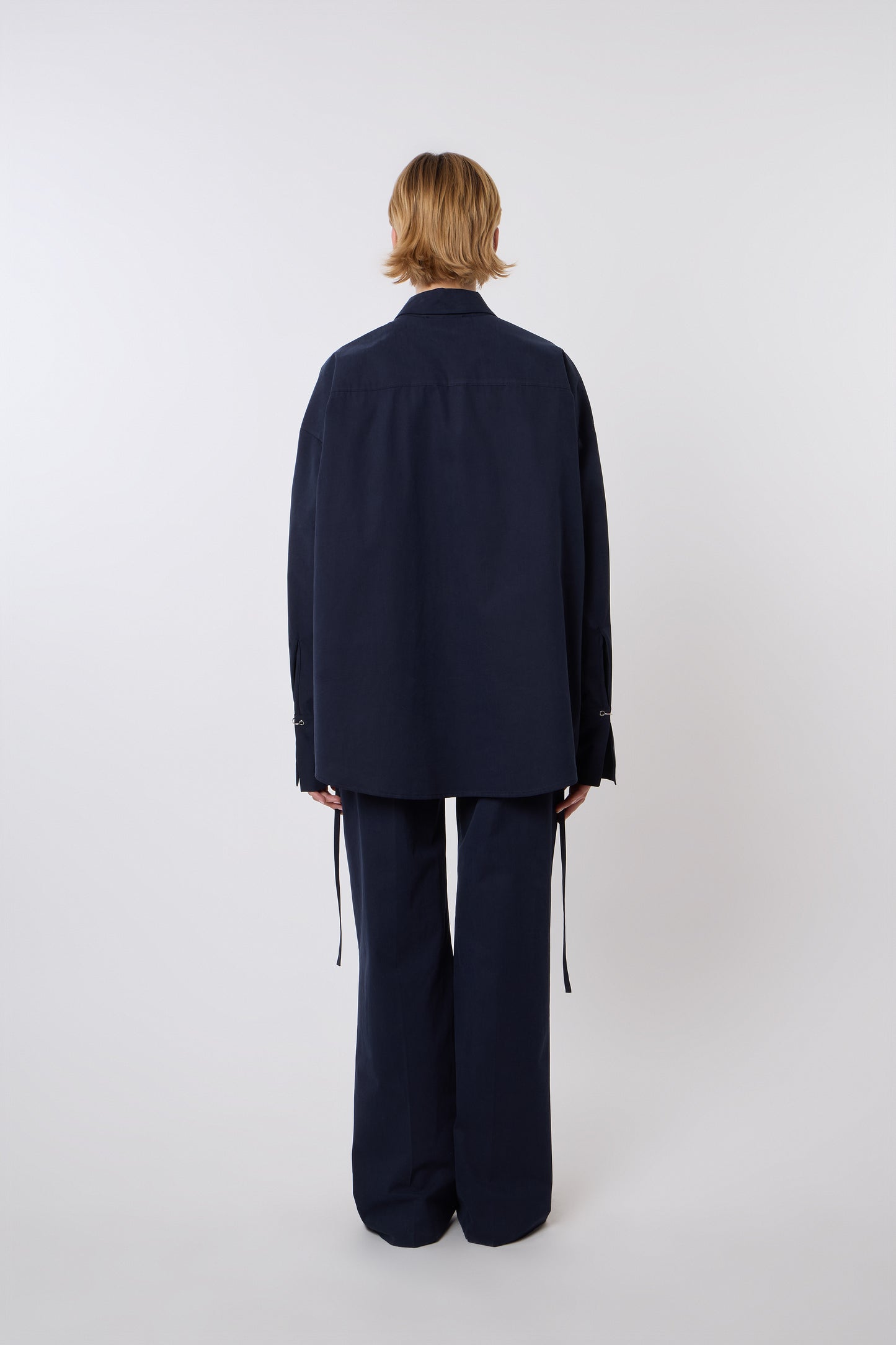 Camicia in Blue Cotton