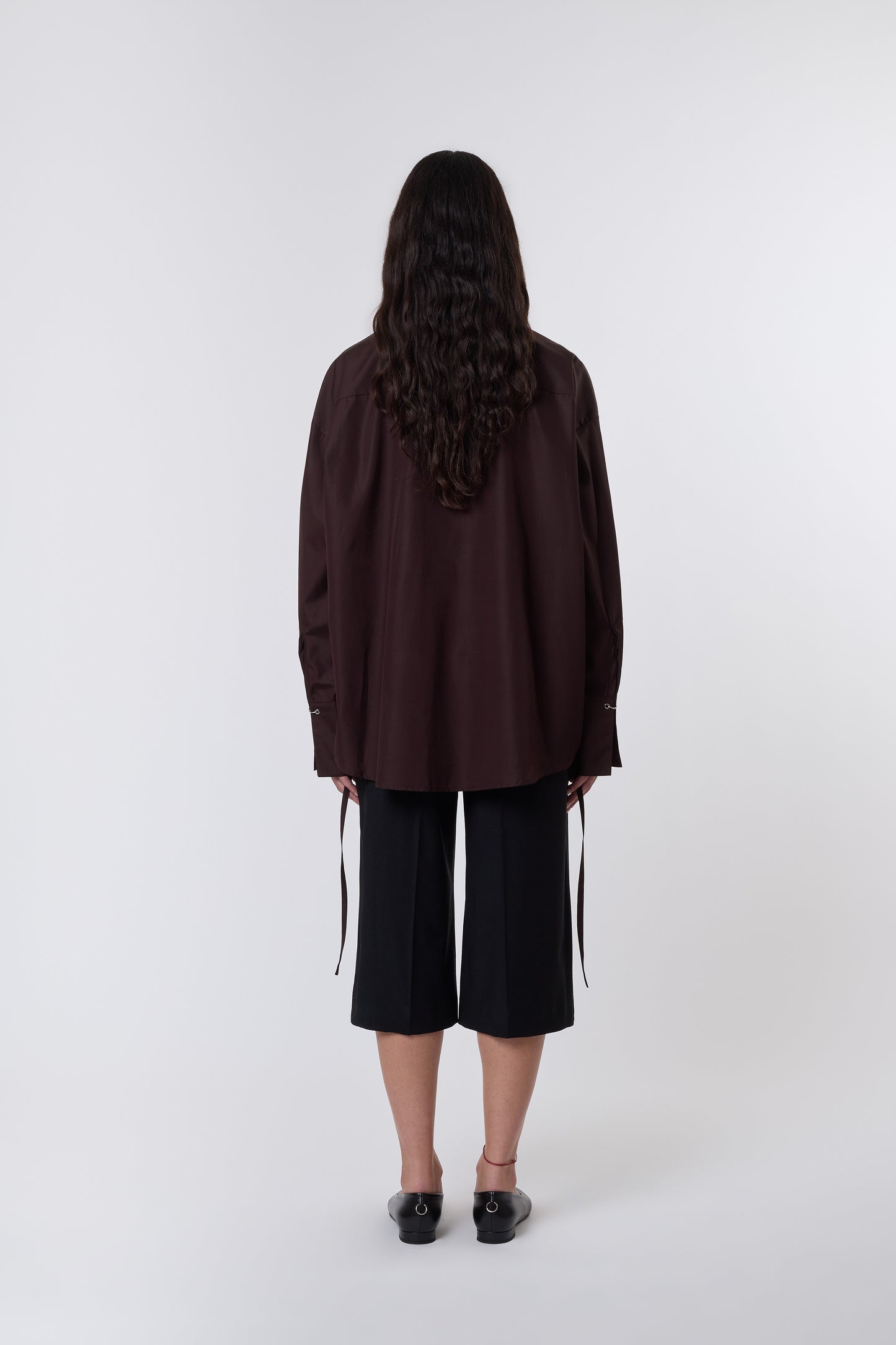 Camicia in Chocolate Cotton