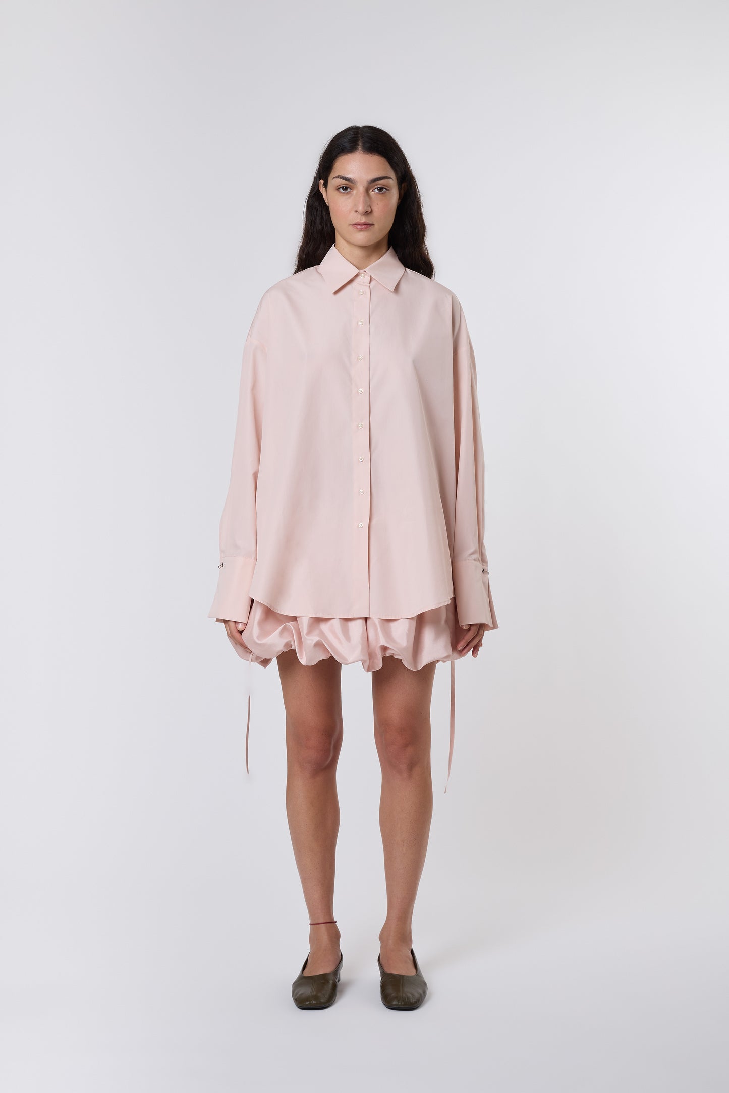 Camicia in Nude Cotton