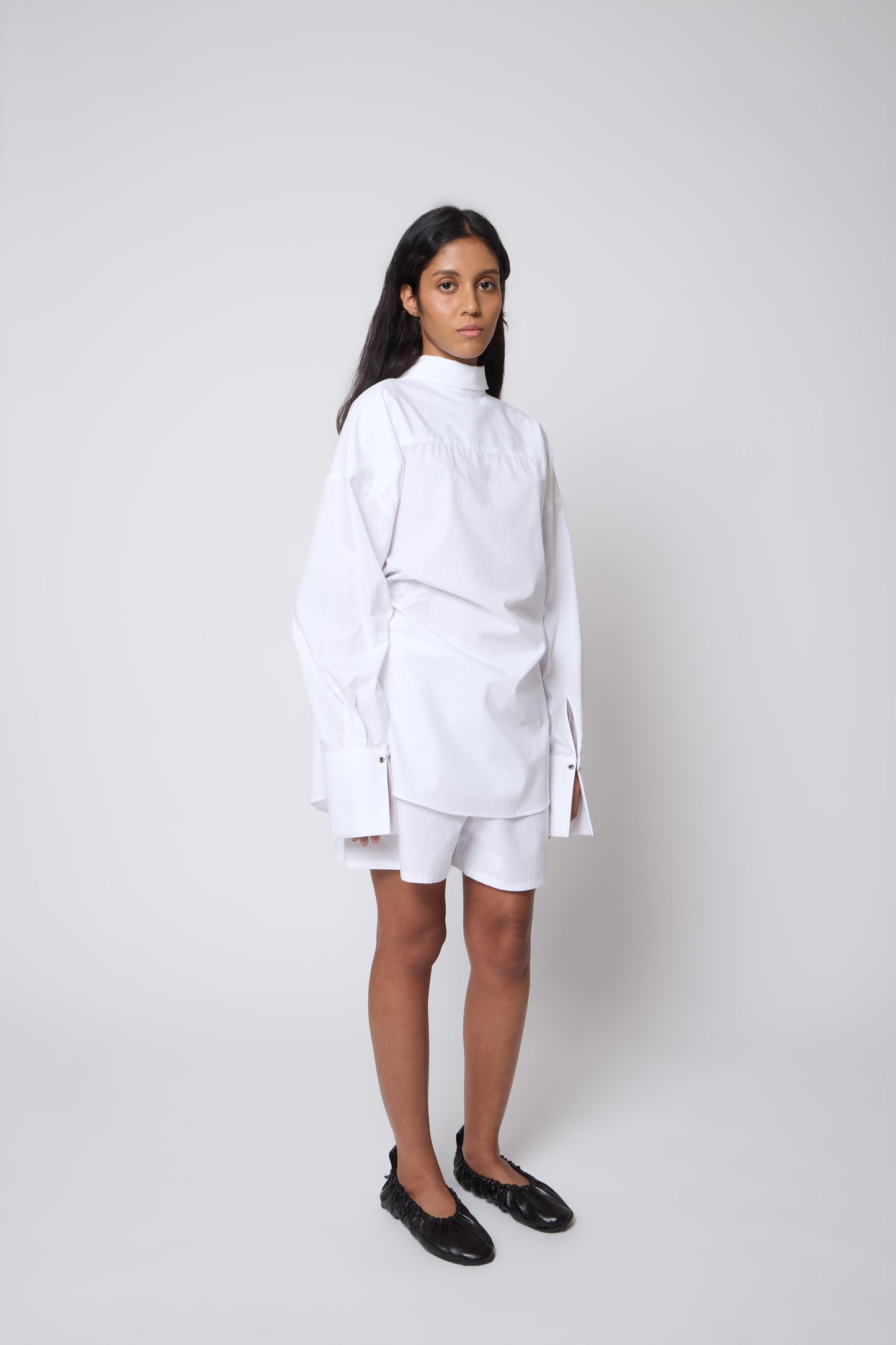 Camicia in White Cotton