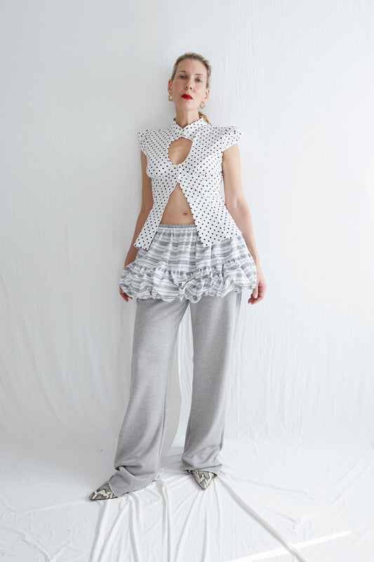 Miel Skirt in Glitter Taffeta