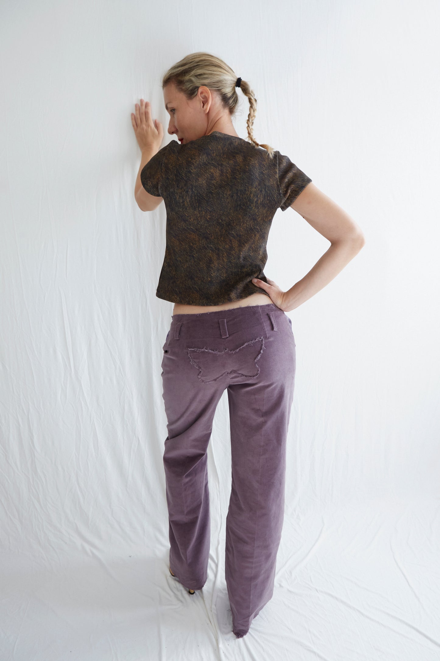Fake Fur Tee in Jersey