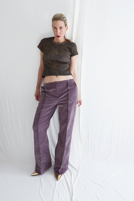 Fake Fur Tee in Jersey