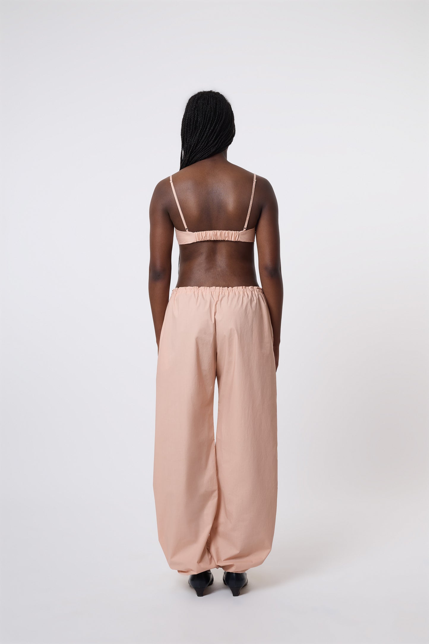 Emile Trousers in Coral Cotton