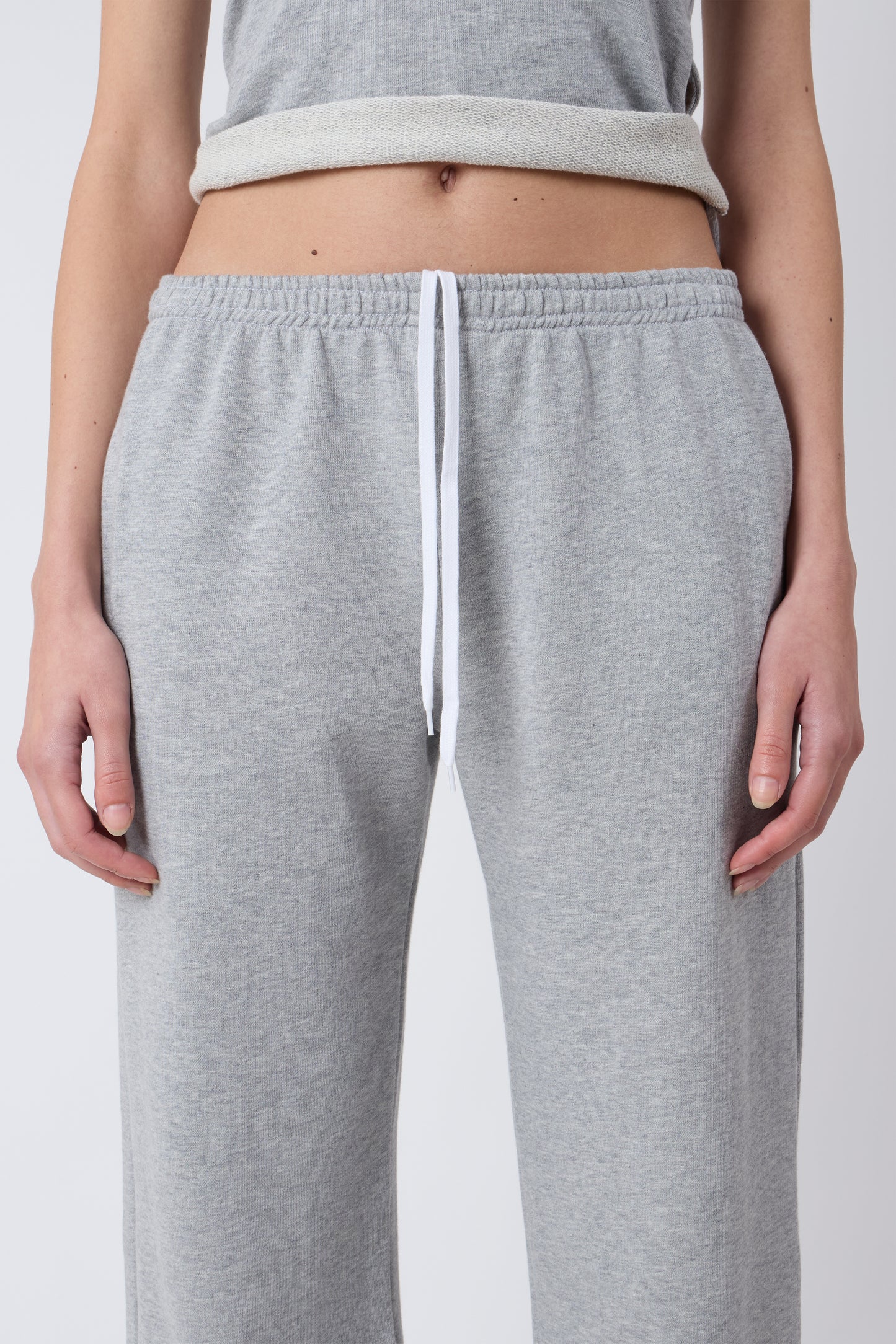 Emile Trousers in Grey Jersey
