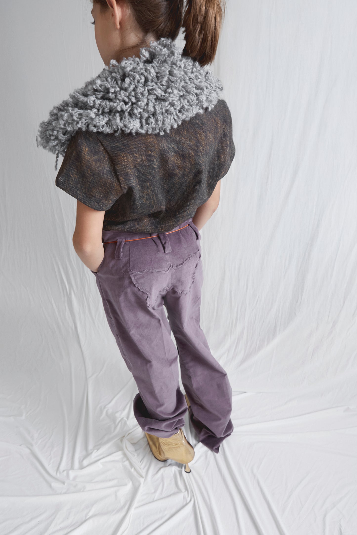 Fake Fur Tee in Jersey