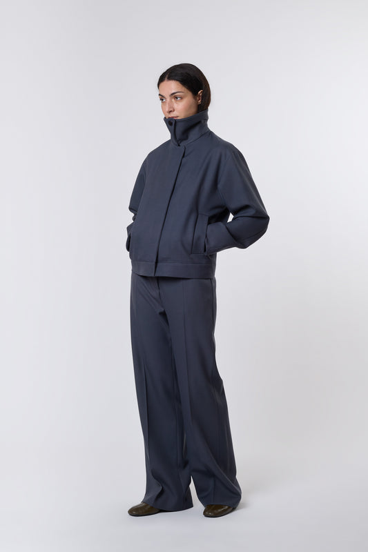 Gaspard Trousers in Piombo Wool