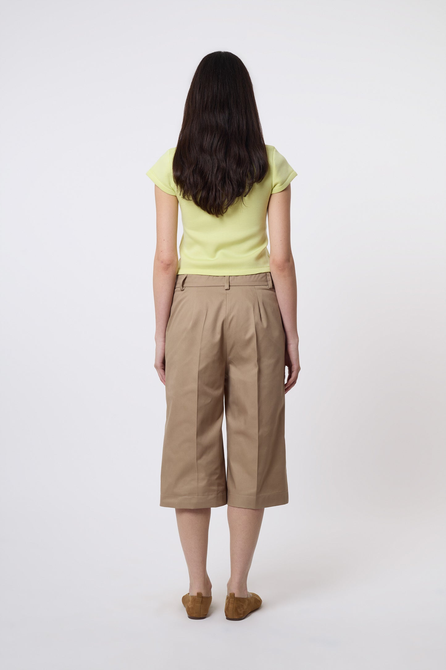 Hugi Bermuda in Beige Cotton