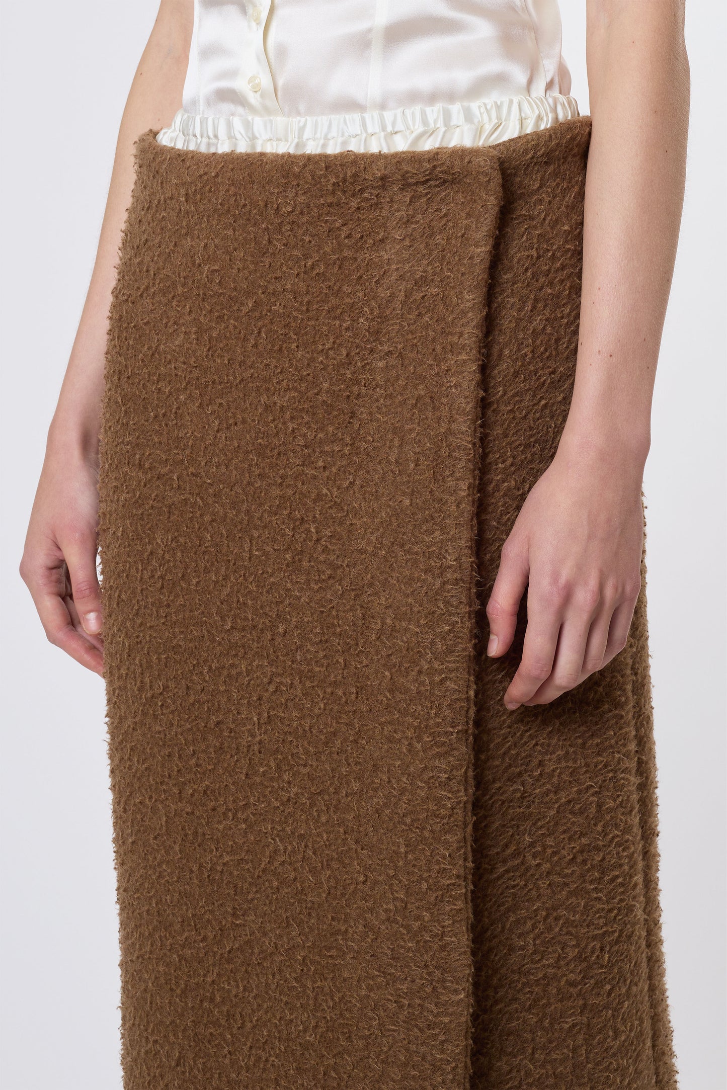 Madeleine Skirt in Teddy Wool