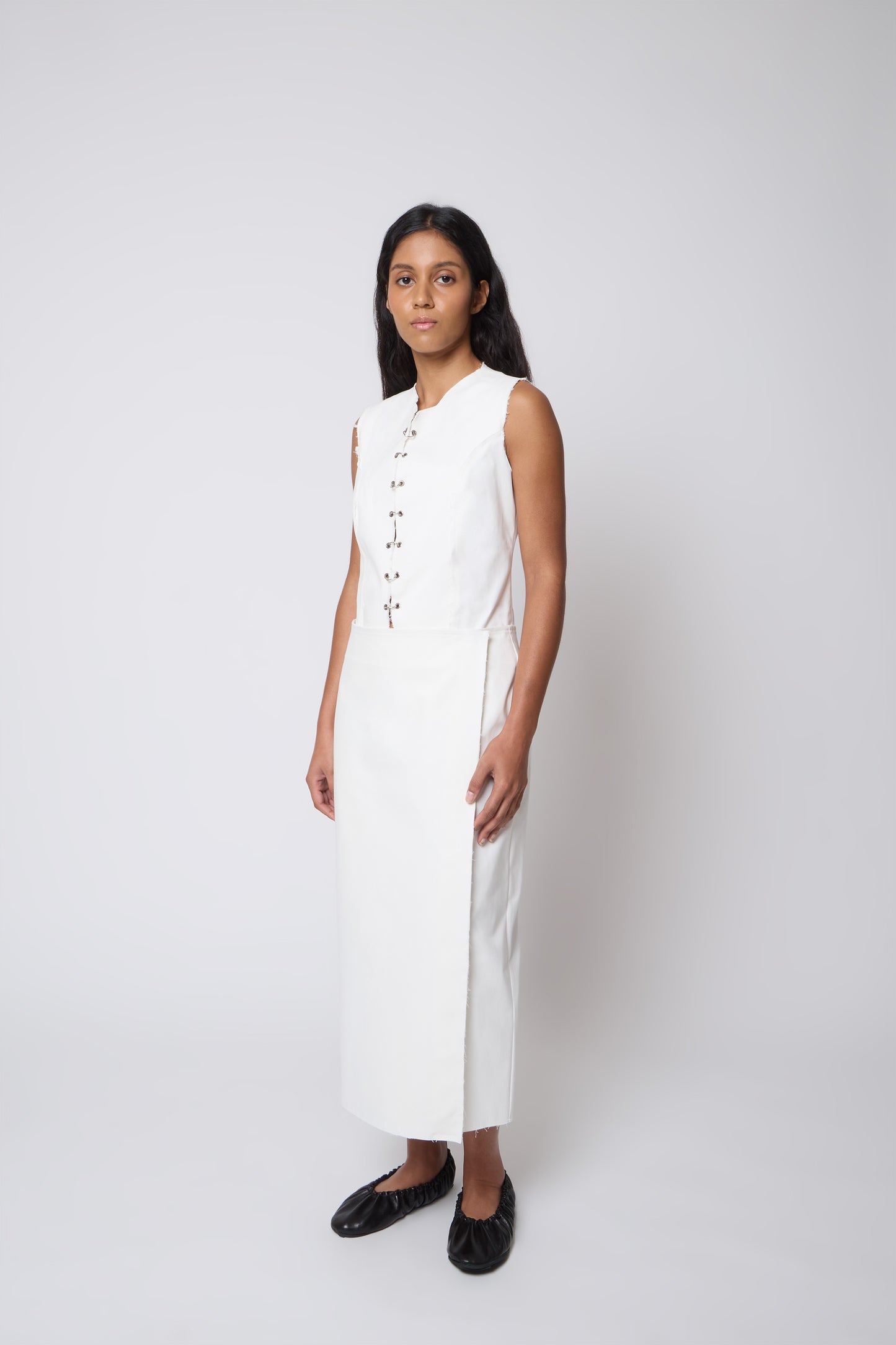 Madeleine Skirt in White - Archive