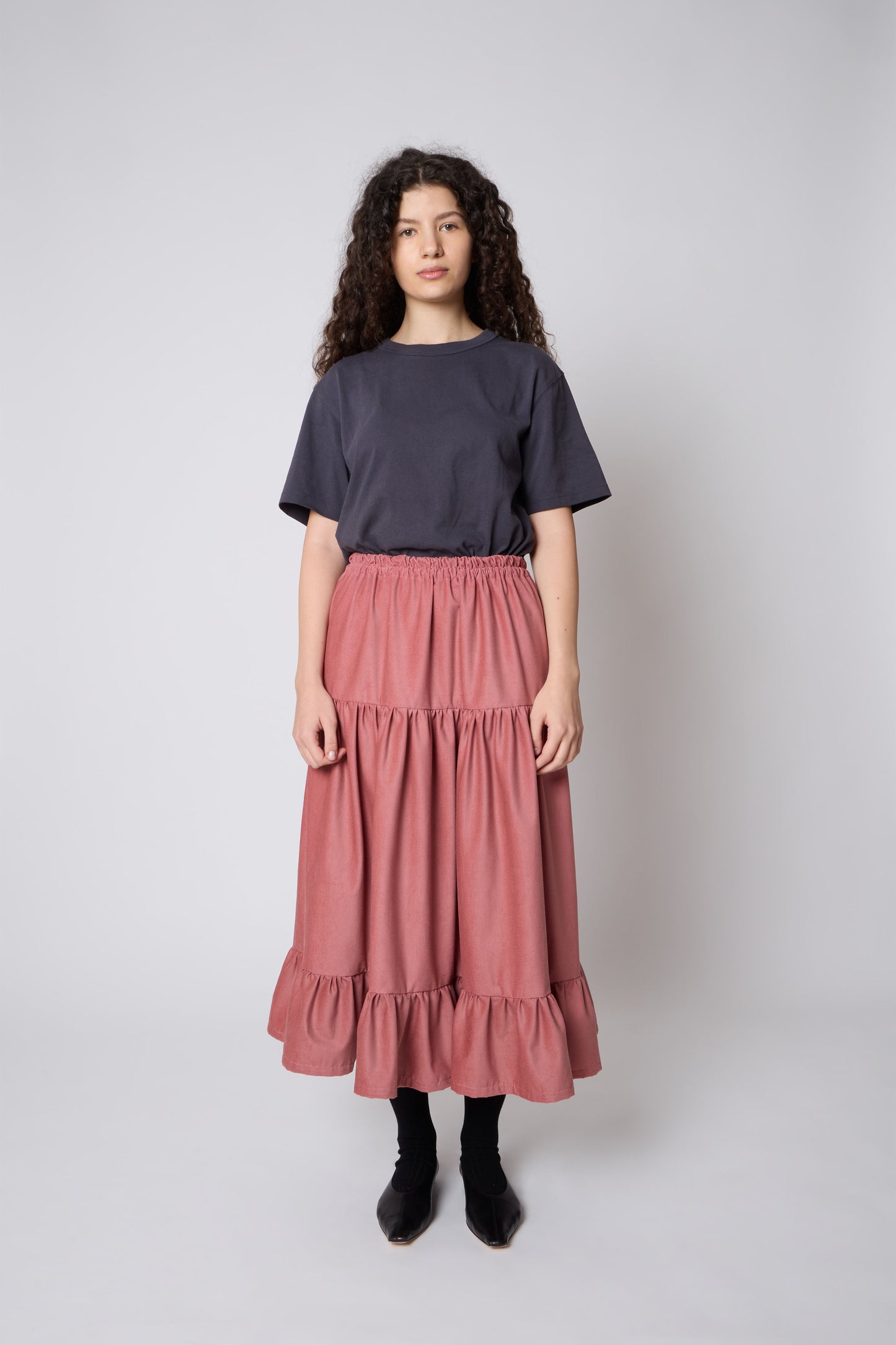 Margot Skirt in Rosa Antico