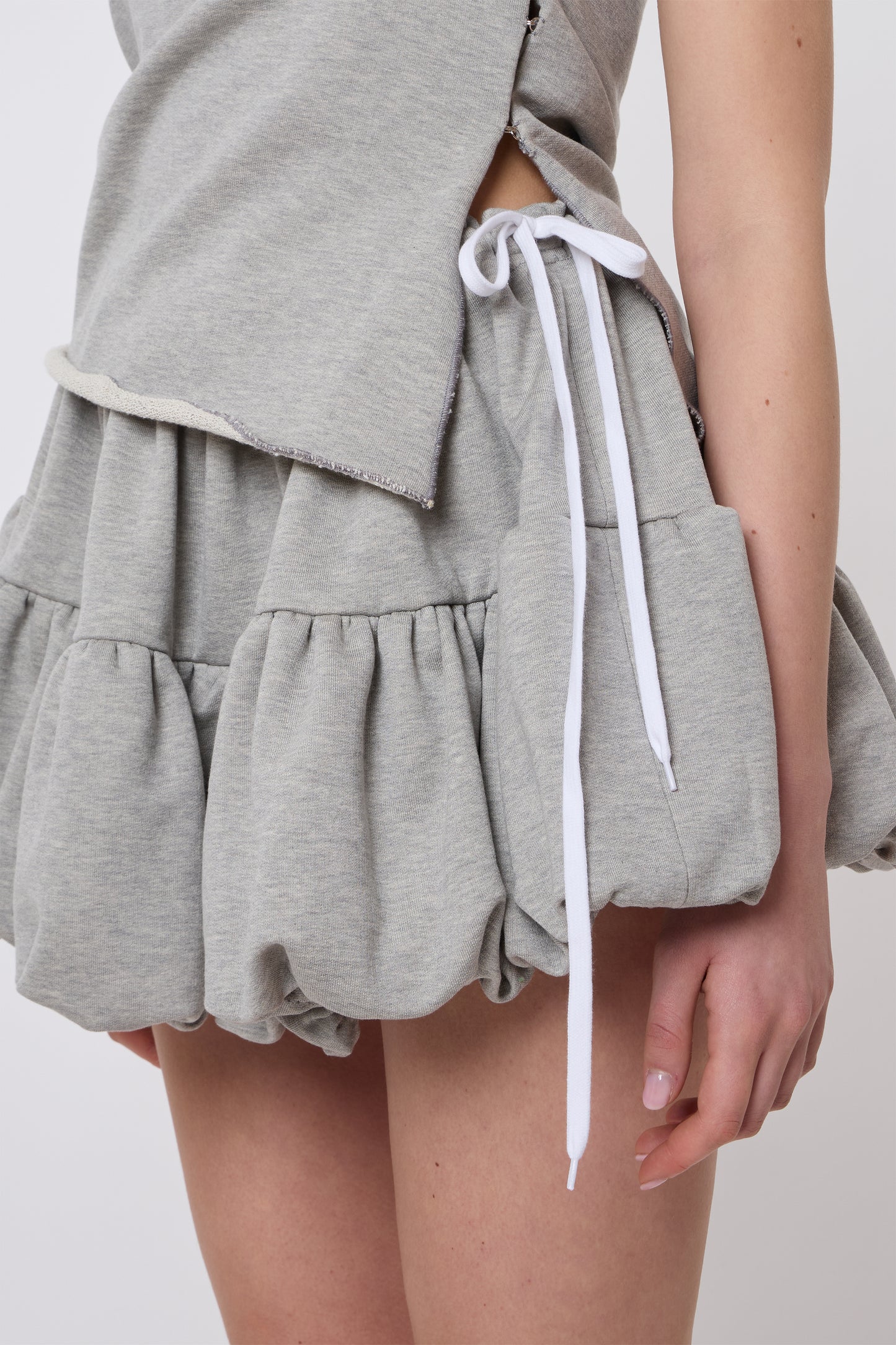Miel Skirt in Grey Jersey