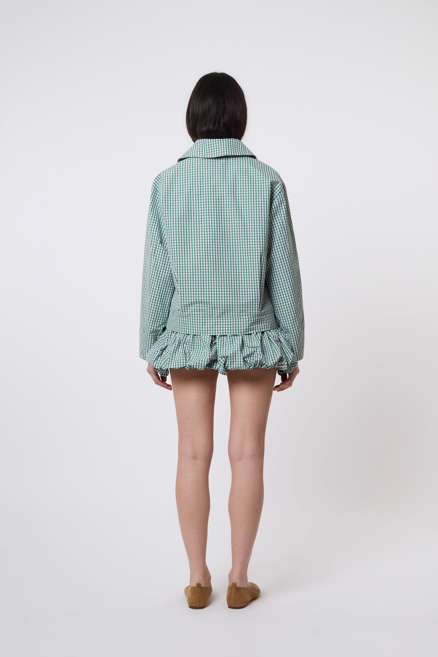 Olga Jacket in Vichy Cotton