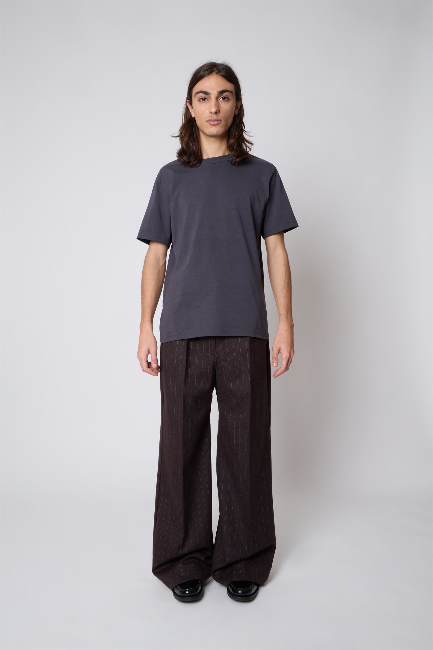 Gaspard Trousers in Gessato Wool