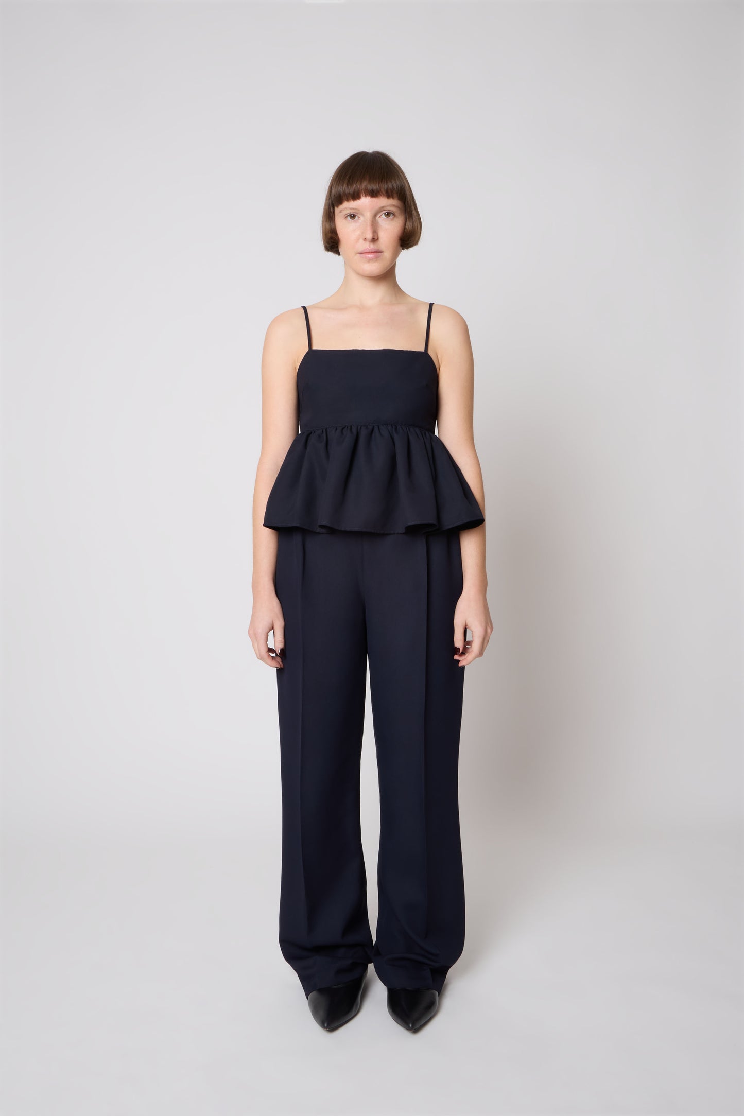 Lolie Top in Blue Wool