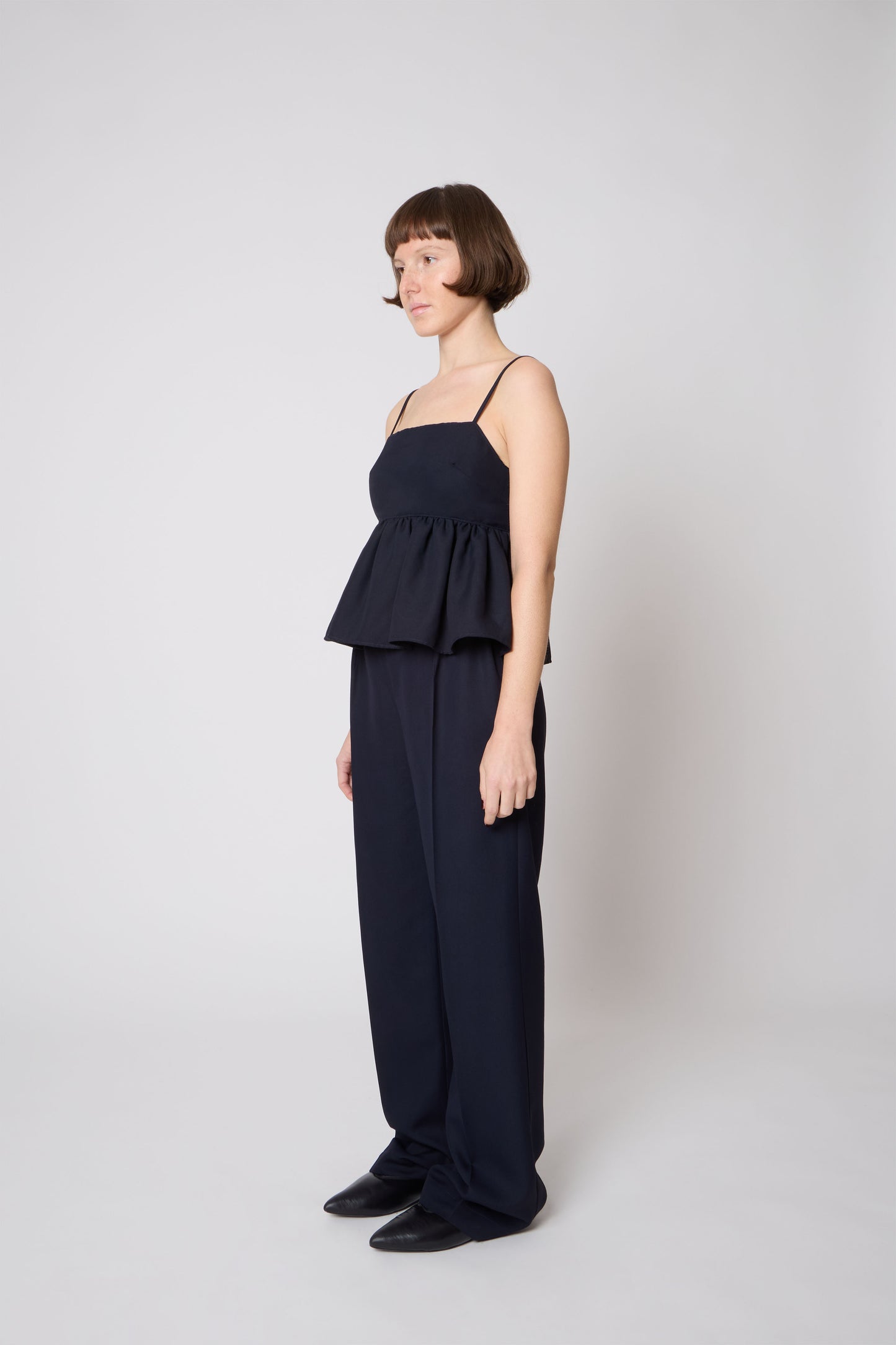Lolie Top in Blue Wool