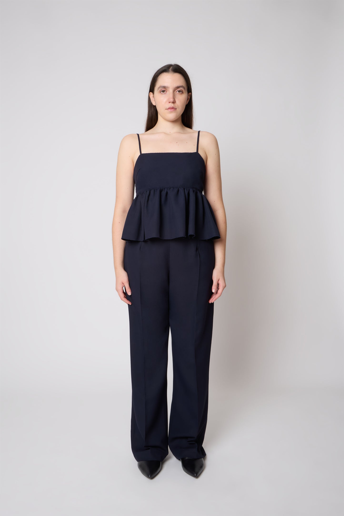 Lolie Top in Blue Wool