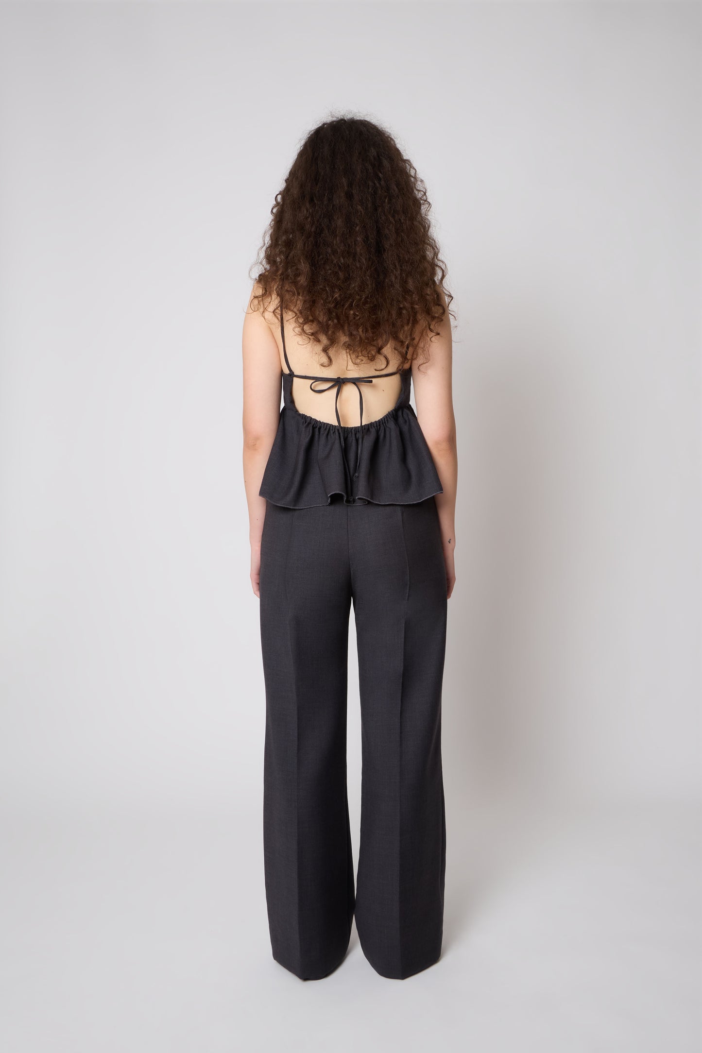 Lolie Top in Grey Wool