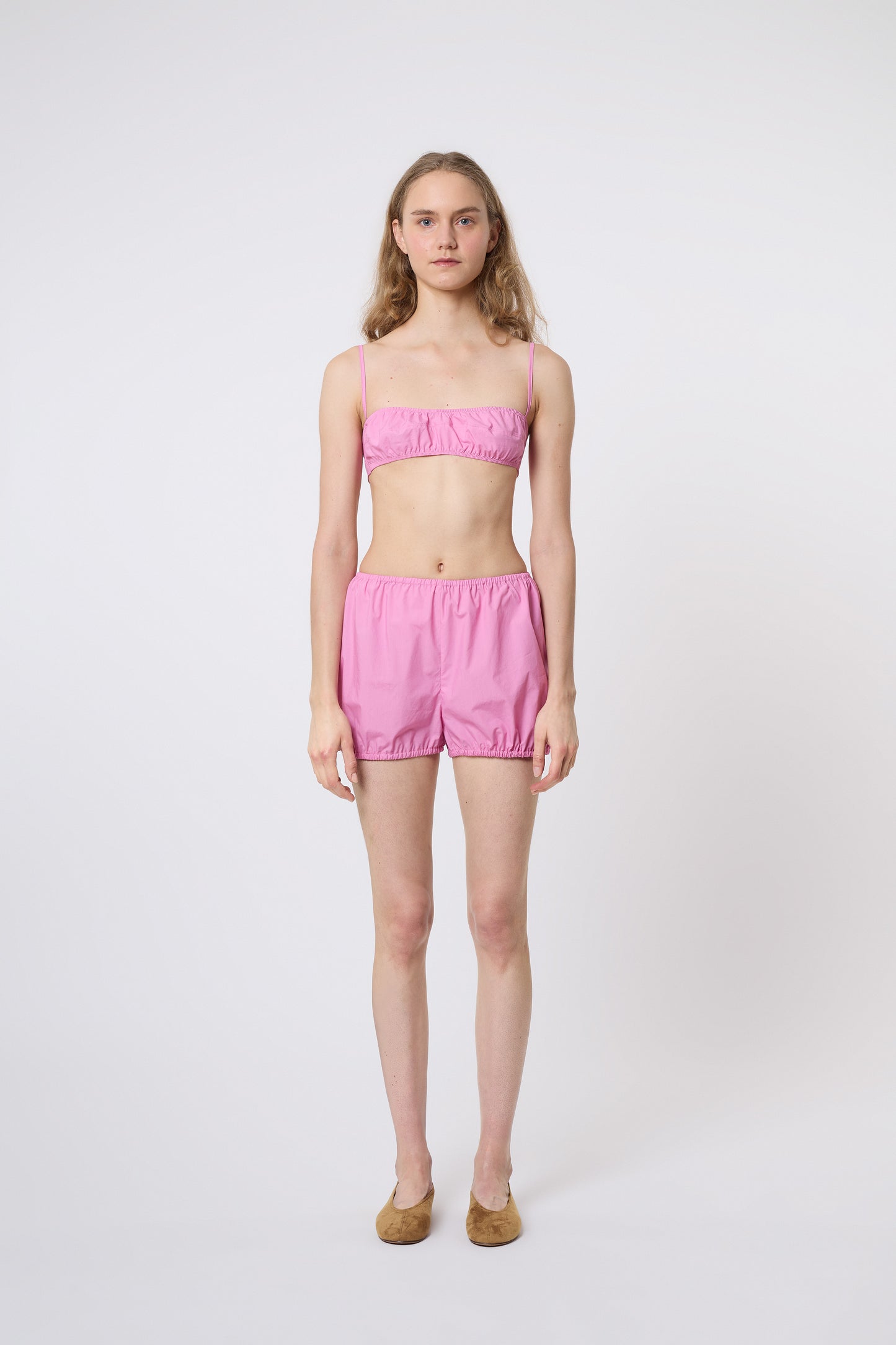 Baloon Shorts in Bubblegum Cotton
