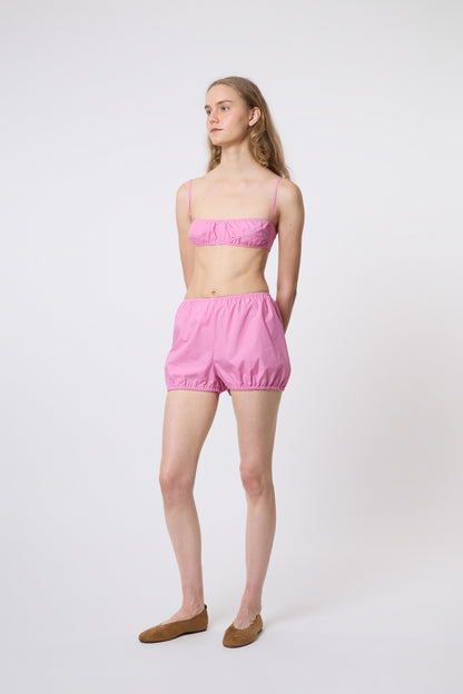 Baloon Shorts in Bubblegum Cotton