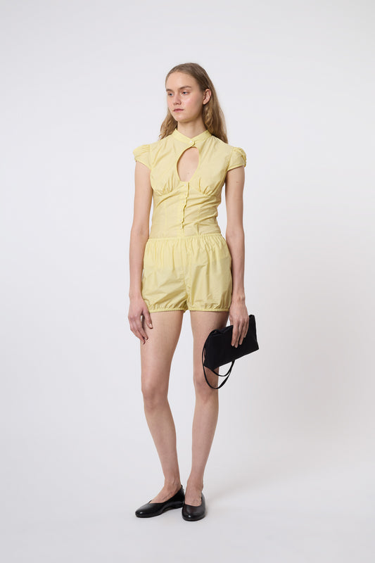 Baloon Shorts in Butter Cotton