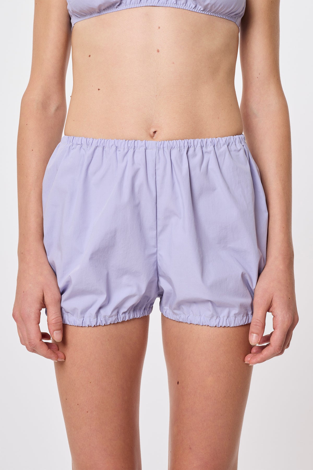 Baloon Shorts in Lilla Cotton