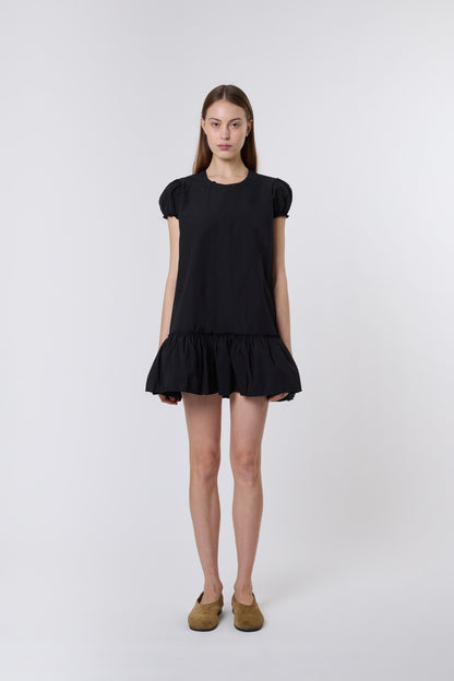 Bebe Dress in Black Nylon