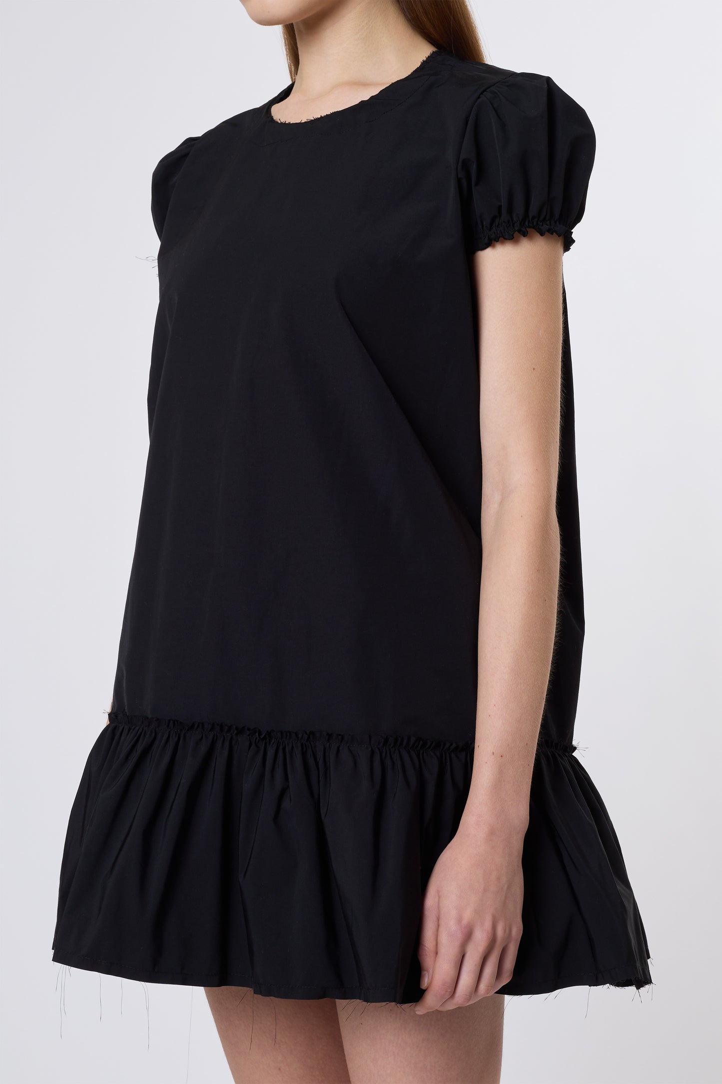 Bebe Dress in Black Nylon