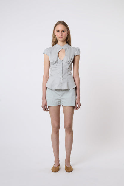 Berta Top in Pearl Cotton