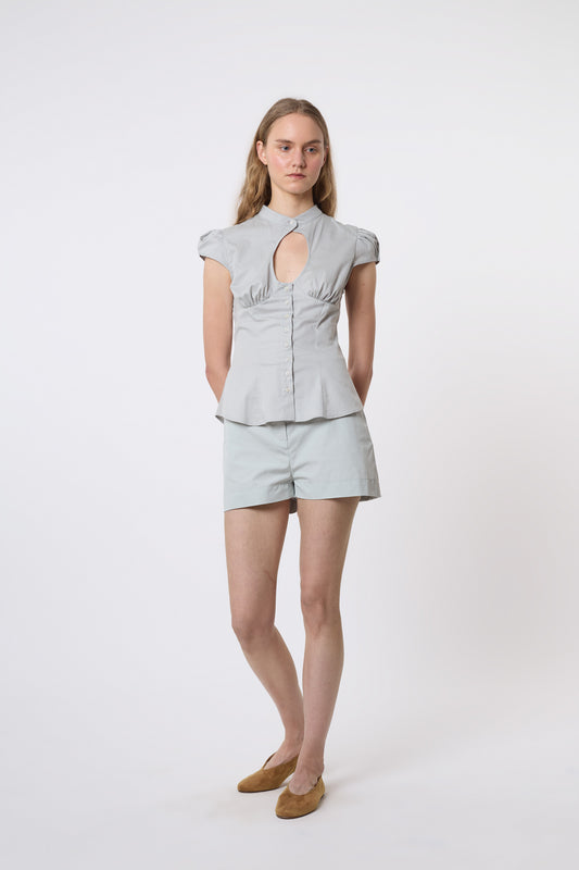 Sol Shorts in Pearl Cotton