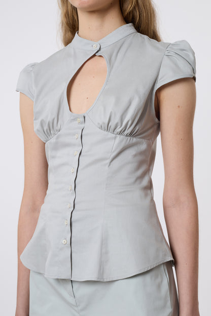 Berta Top in Pearl Cotton