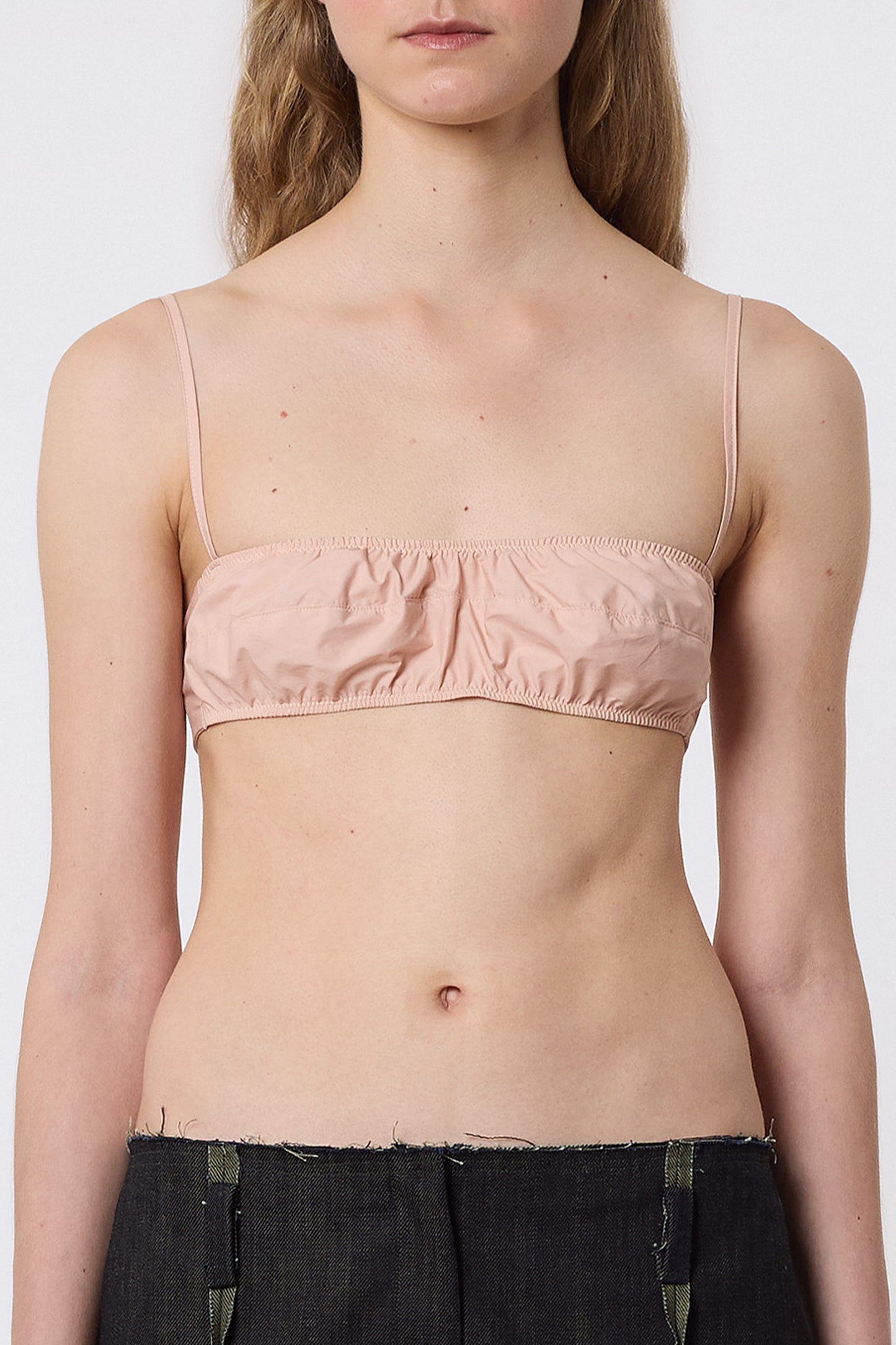 Tati Bra in Coral Cotton