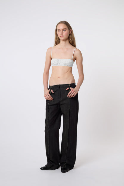 Tati Bra in White Cotton