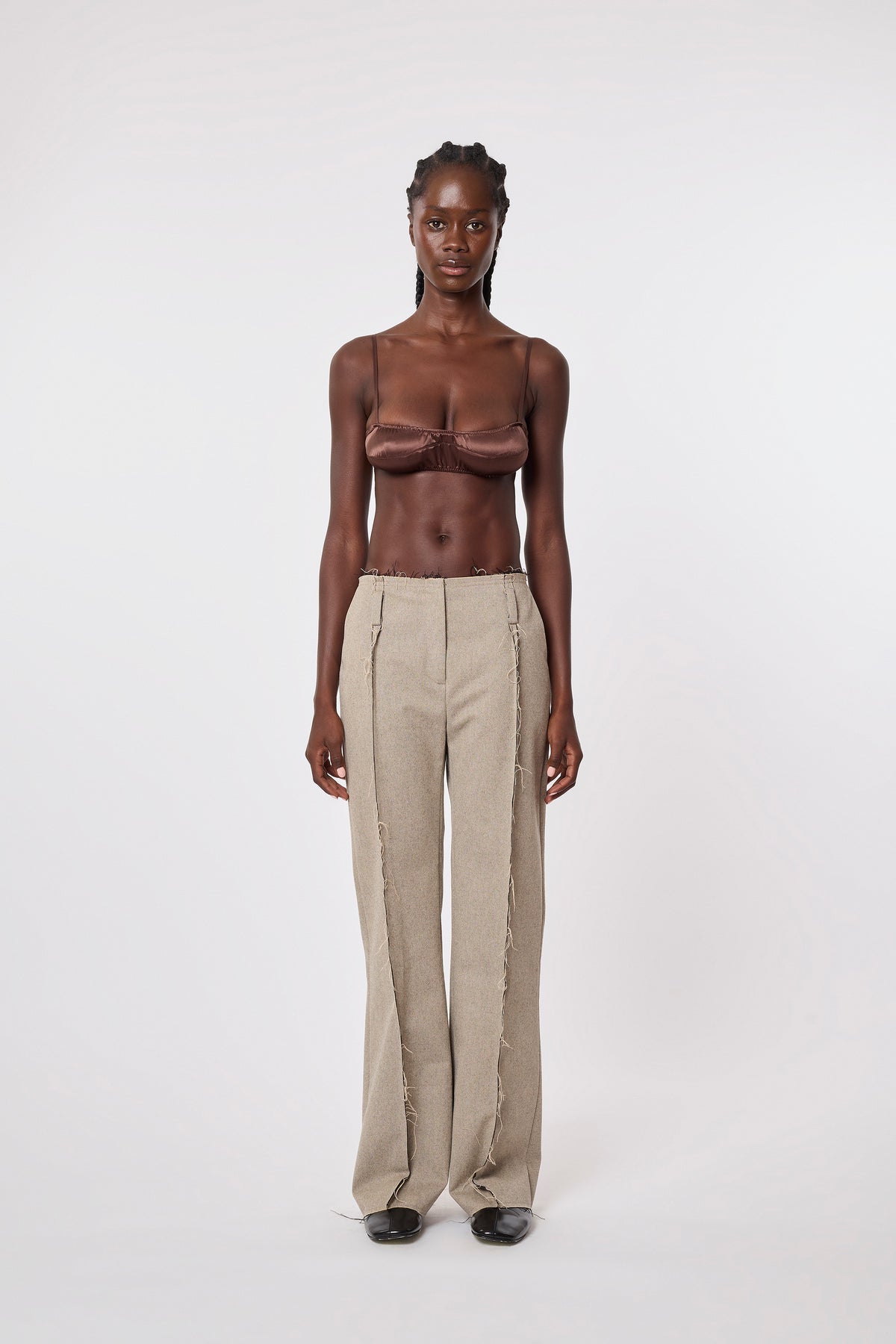 Butterfly Trousers in Dirty Denim