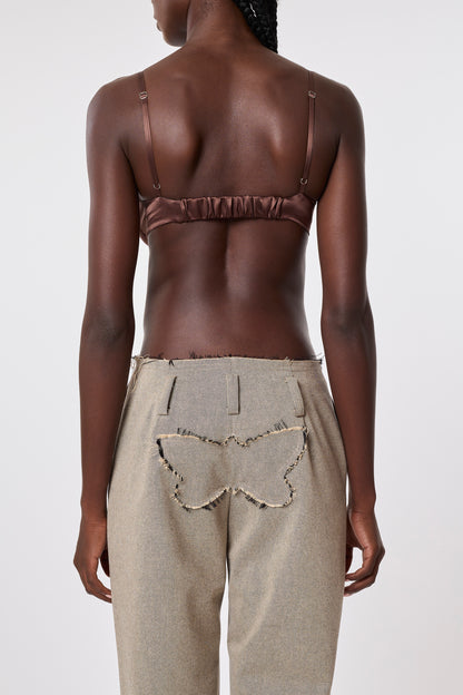 Butterfly Trousers in Dirty Denim