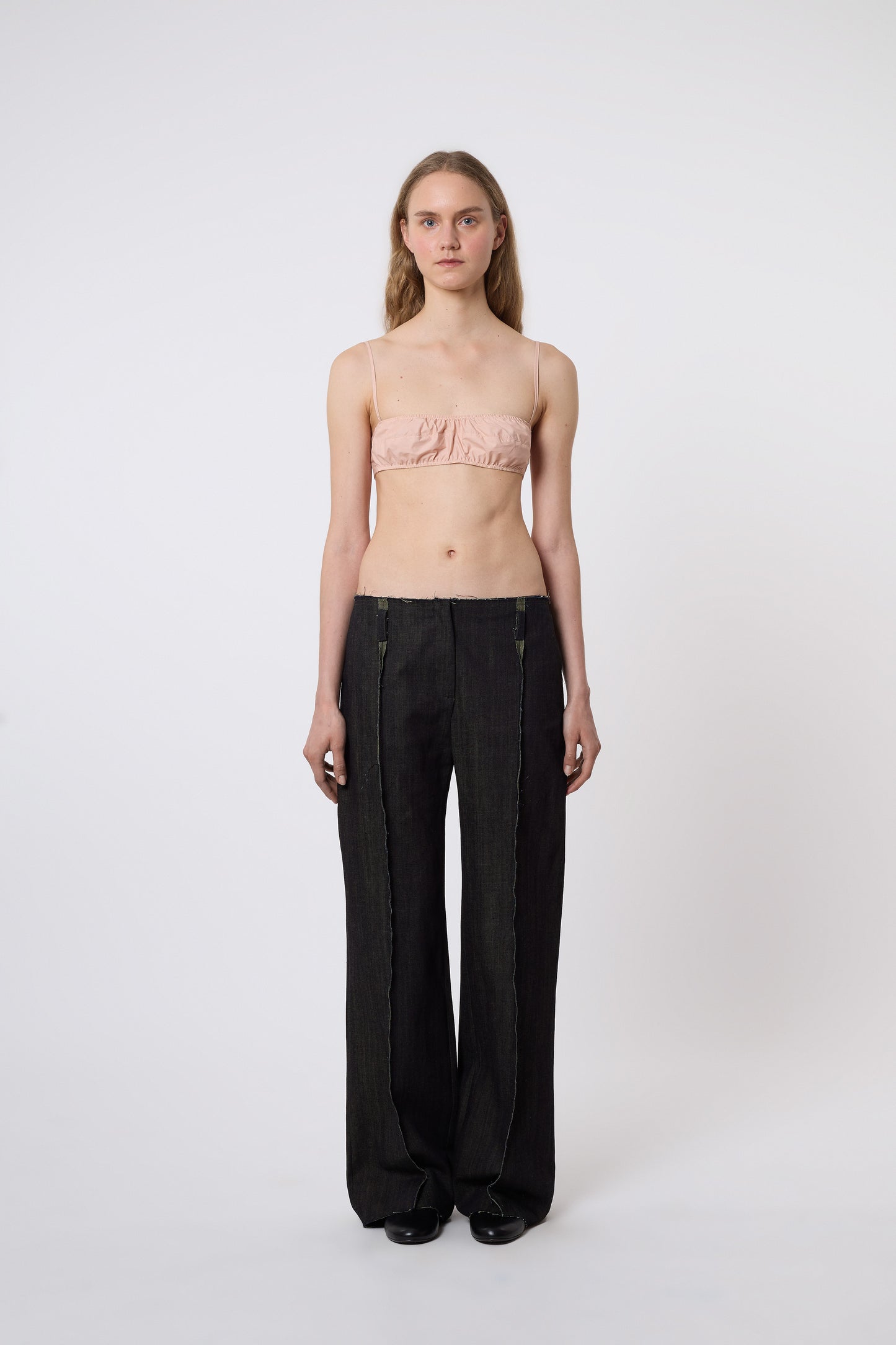 Butterfly Trousers in Blue Denim