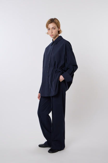 Camicia in Blue Cotton