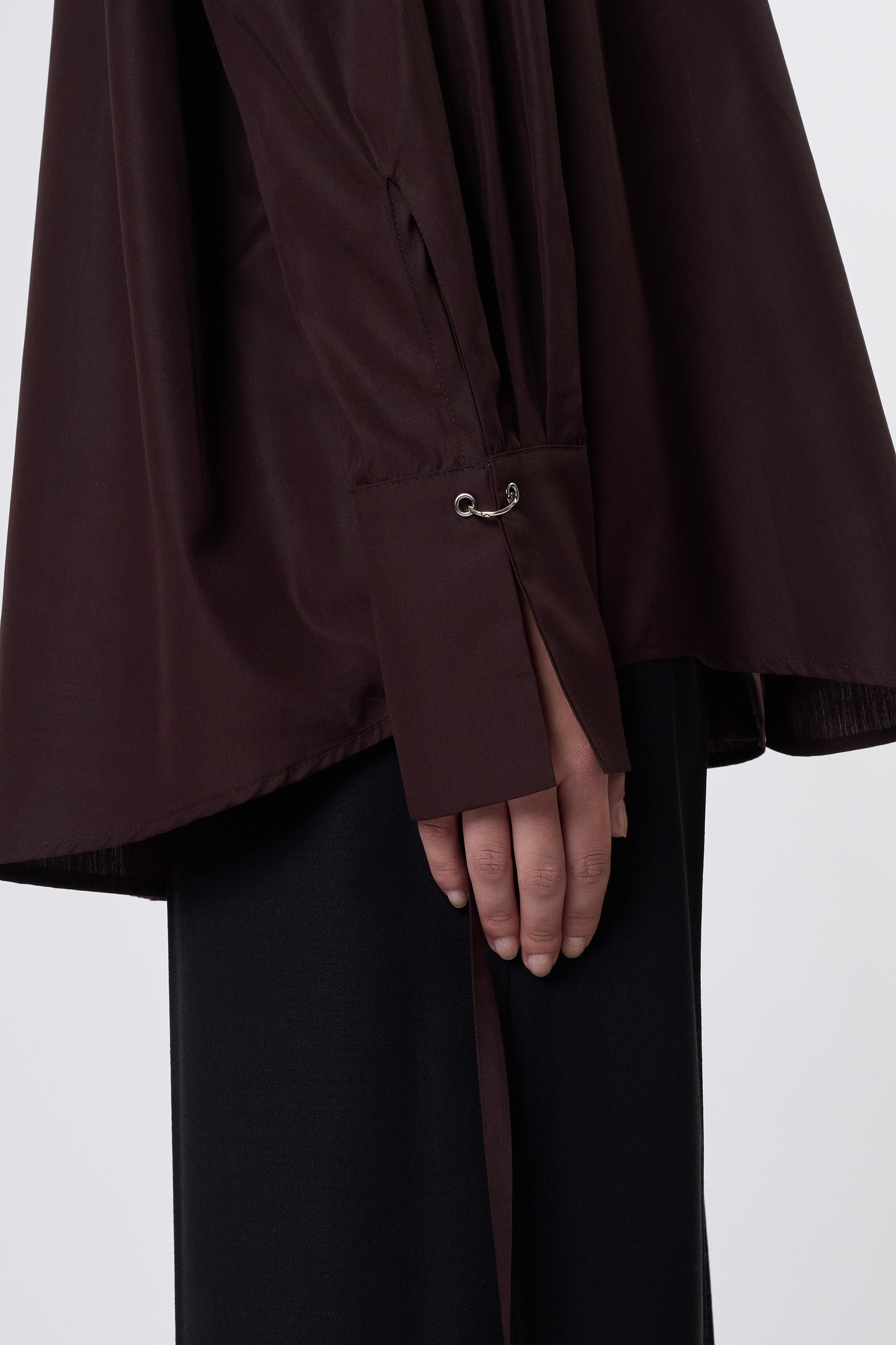 Camicia in Chocolate Cotton