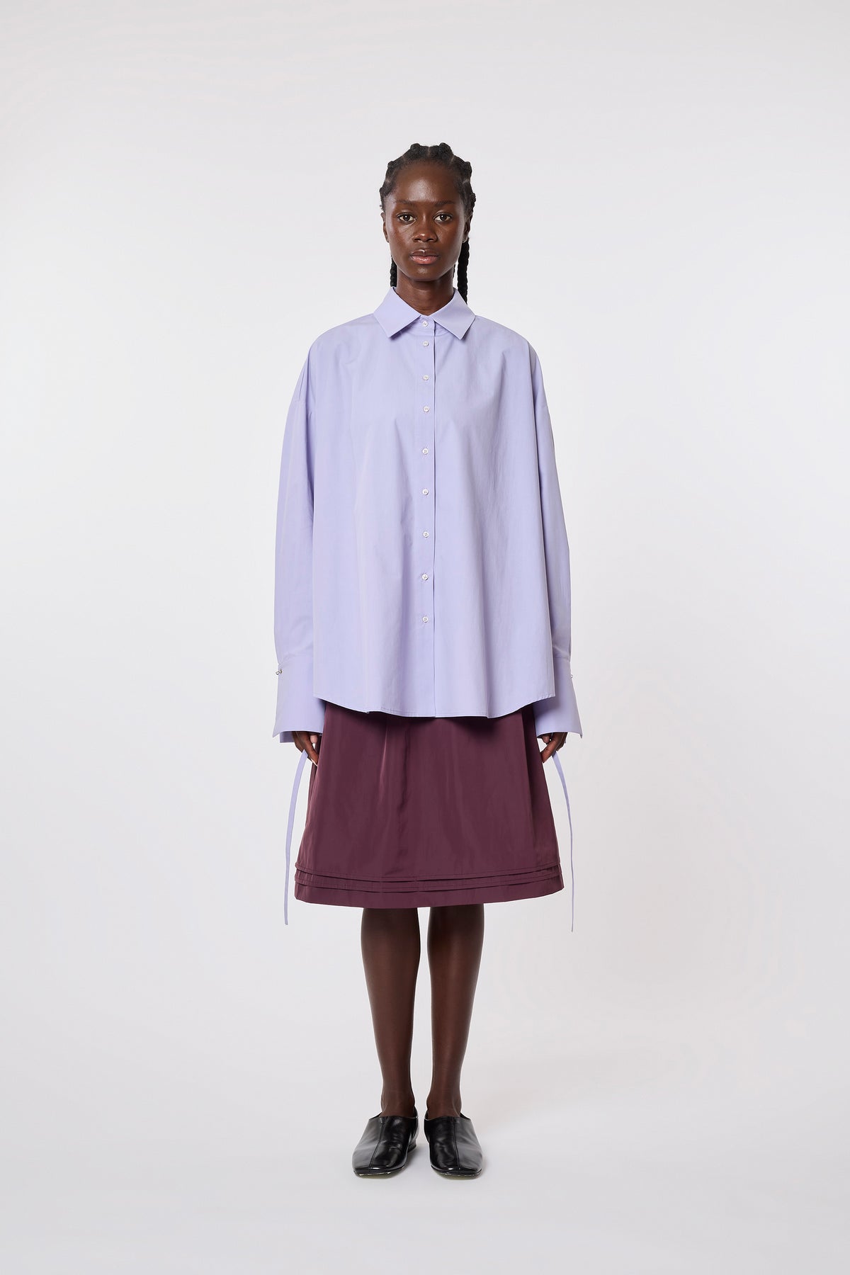 Camicia in Lilla Cotton