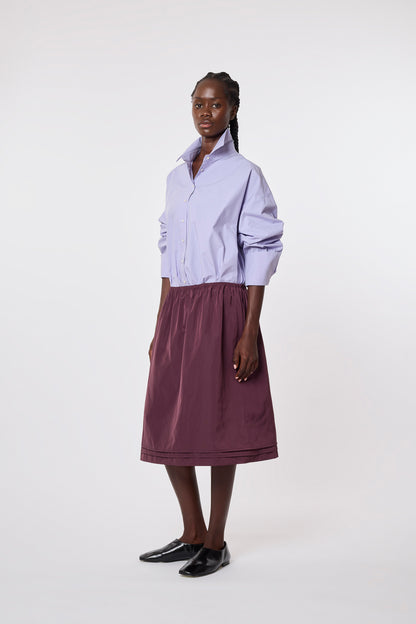 Camicia in Lilla Cotton