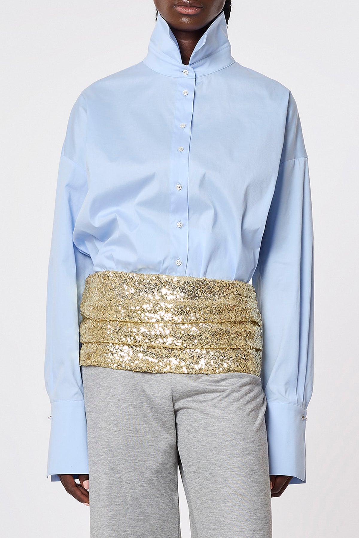 Cummerbund in Gold Paillettes