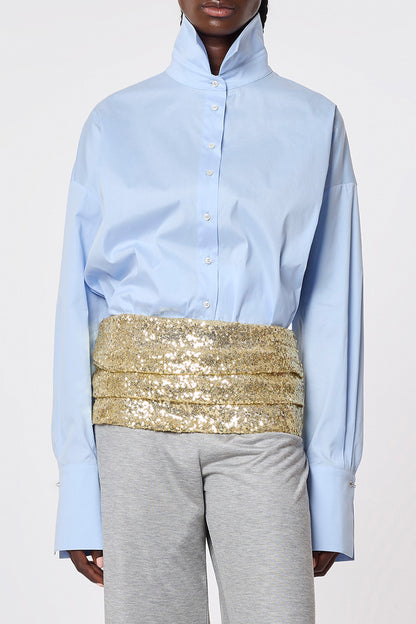 Cummerbund in Gold Paillettes
