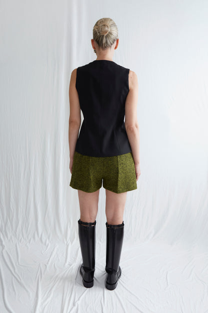 Sol Shorts in Muschio Wool