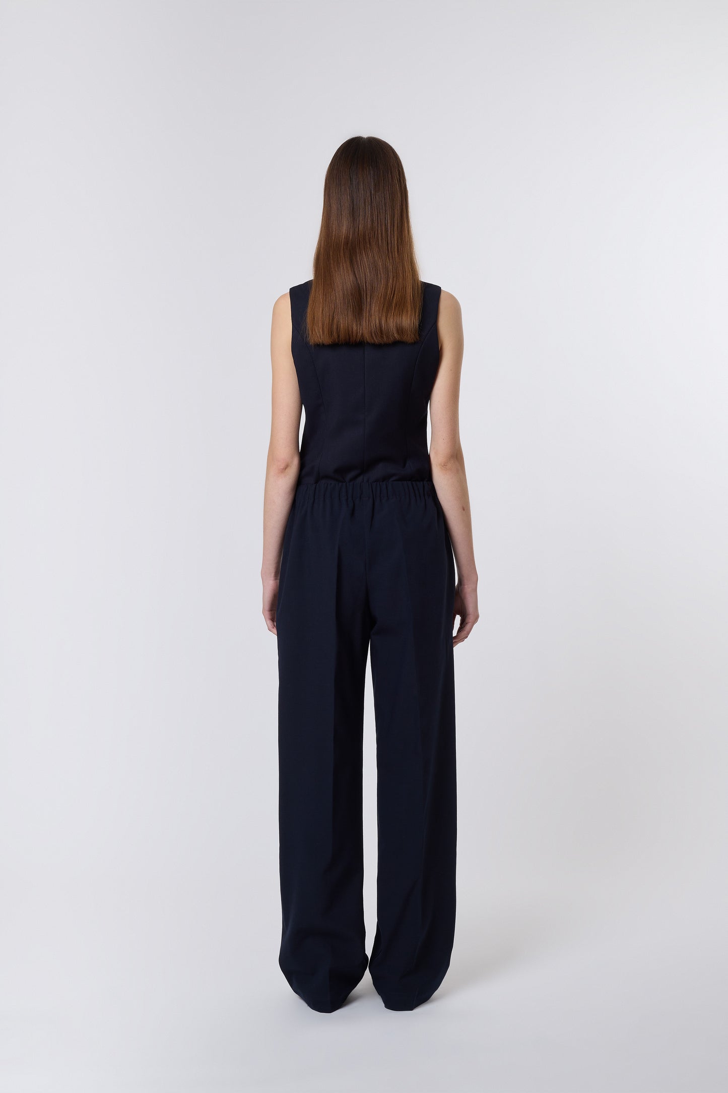 Emile Trousers in Blue Wool